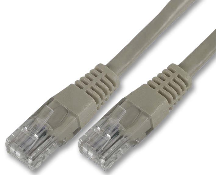 Pro Signal RJ45 Ethernet Patch Lead with CCA Conductors, 5m Grey