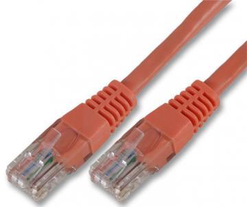 Pro Signal RJ45 Ethernet Patch Lead with CCA Conductors, 1m Orange