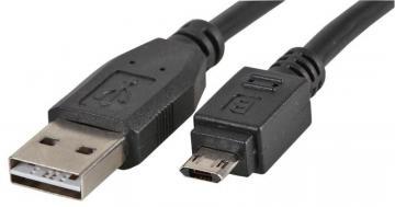 Pro Signal Reversible USB 2.0 A Male to Micro USB B Lead 5m