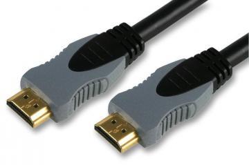 Pro Signal HDMI Male to Male Lead with Gold Plated Connectors, 1m Black