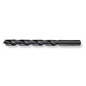 Chicago-Latrobe Jobber Drill Bit, 9.70mm, High Speed Steel, Black Oxide