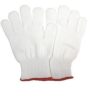Condor Natural Knit Gloves, Cotton/Spandex, Size L, 13 Gauge