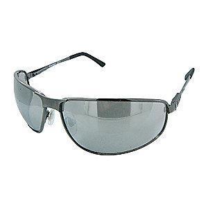 Condor Monti Uncoated Safety Glasses, Silver Mirror Lens Color