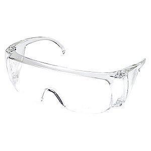 Condor Visitor Uncoated Safety Glasses, Clear Lens Color