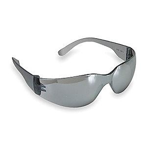 Condor V Scratch-Resistant Safety Glasses, Silver Mirror Lens Color