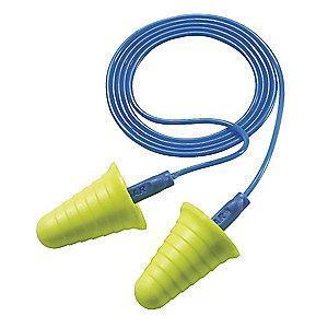 3M 30dB Reusable Tapered-Shape Ear Plugs; Corded, Yellow, Universal