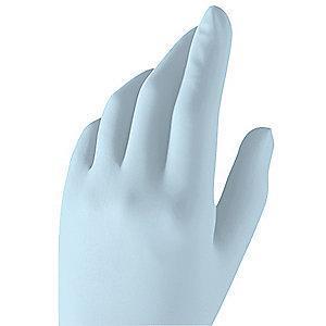 Ansell 9-1/2" Powder Free Unlined Nitrile Disposable Gloves, Blue, S, 200pk