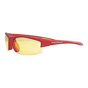 Jackson Safety Smith&Wesson Equalizer Scratch-Resistant Safety Glasses, Amber