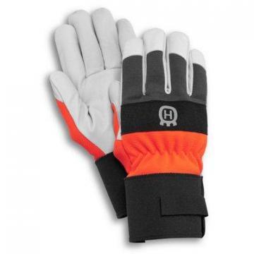 Husqvarna Work Gloves, Leather Palm, High Visibility Colors, 1-Size