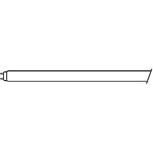 GE 72" 70W Linear Fluorescent Lamp, T8, Medium Bi-Pin (G13), 6000 lm, 3500K