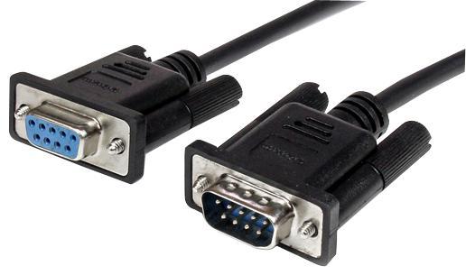 Startech 0.5m 9 Way D Male to Female RS232 Serial Cable