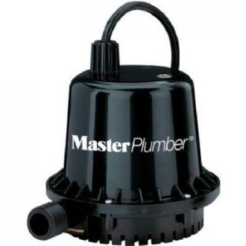 Master Plumber Geyser Jr. Thermoplastic Submersible Pump,  0.1-HP, 390-GPM