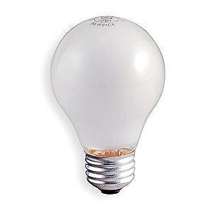 GE 50W Incandescent Lamp, A19, Medium Screw (E26), 545 lm, 2700K