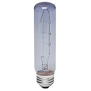 GE 40W Incandescent Lamp, T10, Medium Screw (E26), 290 lm, 2550K