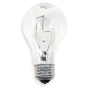 GE 36/40W Incandescent Lamp, A19, Medium Screw (E26), 480/345 lm, 2700K