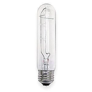 GE 25W Incandescent Lamp, T10, Medium Screw (E26), 248 lm, 2800K