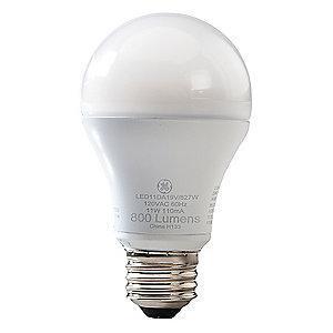 GE 11.0W LED Lamp, A19, Medium Screw (E26), 800 lm, 2700K