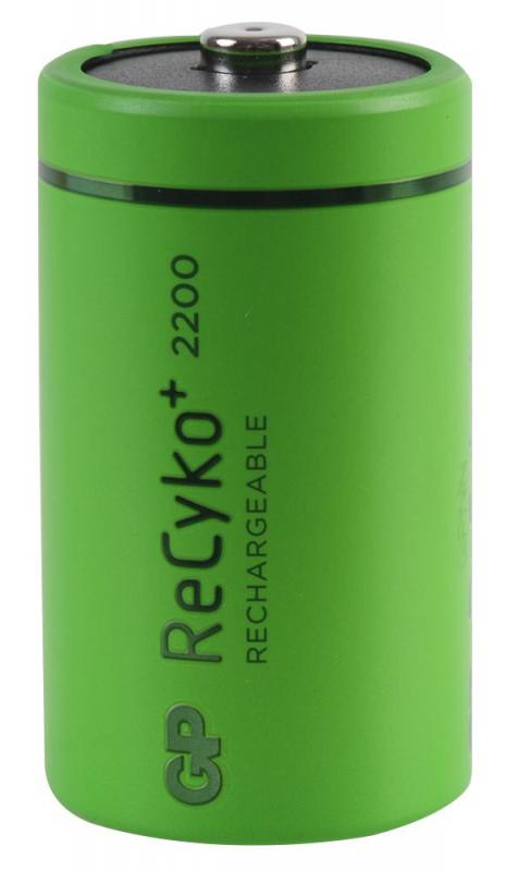 GP ReCyko+ NiMH Rechargeable D Battery 2200mAh Single Pack (Bulk)