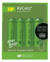 GP ReCyko+ NiMH Rechargeable AA Batteries 1000mAh 4 Pack