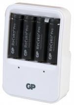 GP PB420 Ni-MH Battery Charger with 4x AA ReCyko+ Pro Batteries