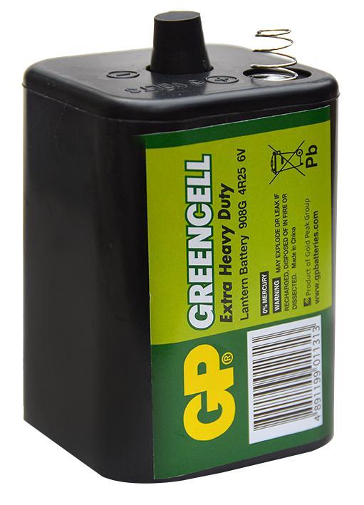 GP GreenCell X-Heavy Duty 6V Lantern Battery 4R25