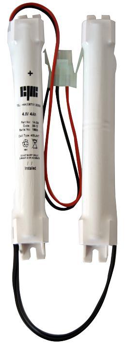 GP 2x2 Cell Twin Stick High Temp Ni-MH Emergency Lighting Battery