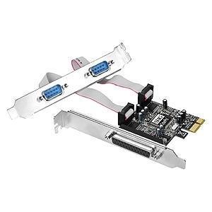 SIIG Cyber JJ-P21211-S1 3-port PCI Express Serial/Parallel Combo
