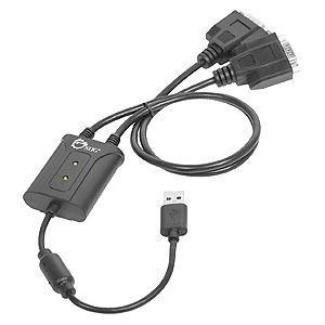 SIIG 2-Port USB to RS-232 Serial Adapter Cable