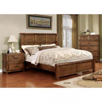 Furniture of America Stamson Rustic 3-piece Antique Oak Bedroom Set