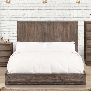 Furniture of America Remings Industrial Natural Tone Low Profile Bed
