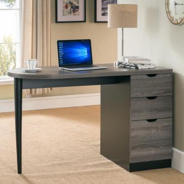 Furniture of America Elissia Contemporary Two-Tone Home Office Writing Desk