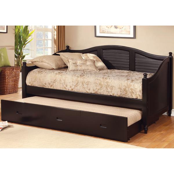 Furniture of America Curved Articia Cottage Style Daybed with Trundle