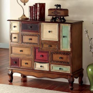 Furniture of America Cirque Vintage Style Multi-colored Chest