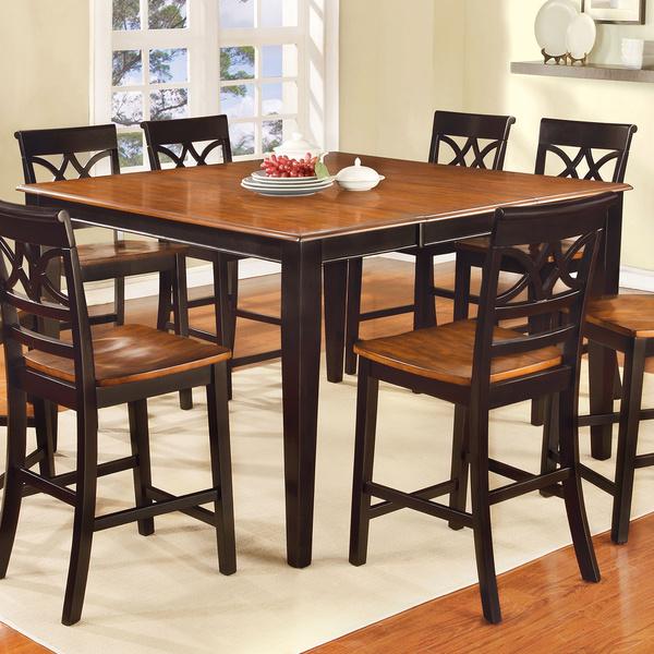 Furniture of America Betsy Joan Two-tone Counter Height Dining Table