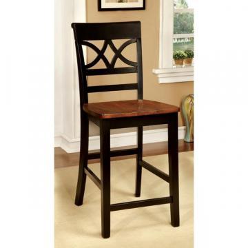 Furniture of America Betsy Joan Duo-Tone Counter Height Chair (Set of 2)