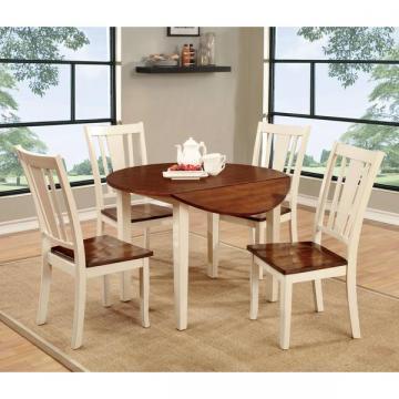 Furniture of America Betsy Jane Country Style Round Dining Table