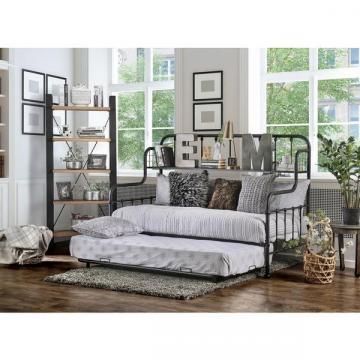 Furniture of America Bastion Contemporary Industrial Metal Spindle Daybed