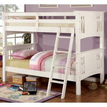 Furniture of America Ashton Youth Twin over Twin Bunk Bed