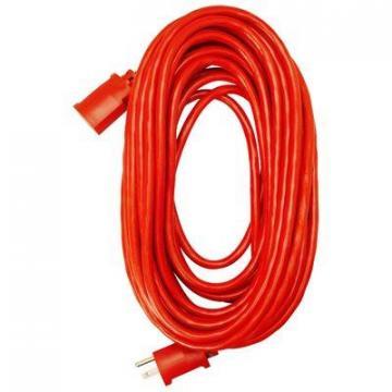 Master Electrician Extension Cord, 14/3 SJTW Red Round Vinyl, 100 Foot