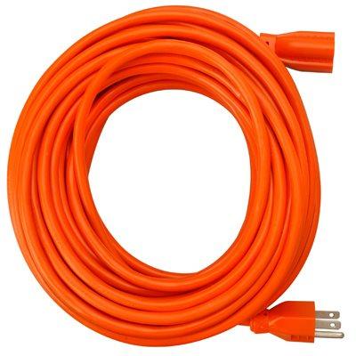 Master Electrician Extension Cord, 16/3, Orange 25 Foot