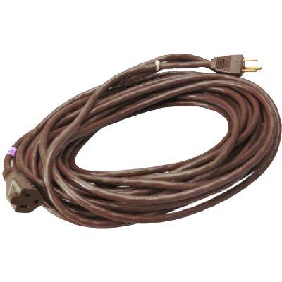 Master Electrician Extension Cord, 16/3 SJTW Round Vinyl Brown,  40 Foot