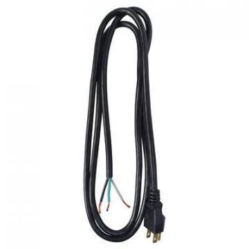 Master Electrician 6 Foot 16/3 SJTW Black Power Supply Replacement Cord