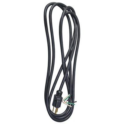 Master Electrician 9 Foot 16/3 SJTW Black Power Supply Replacement Cord