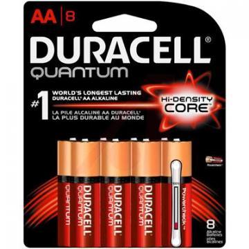 Duracell AA Standard Battery, Duracell Quantum, Alkaline, PK8