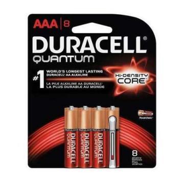 Duracell AAA Standard Battery, Duracell Quantum, Alkaline, PK8