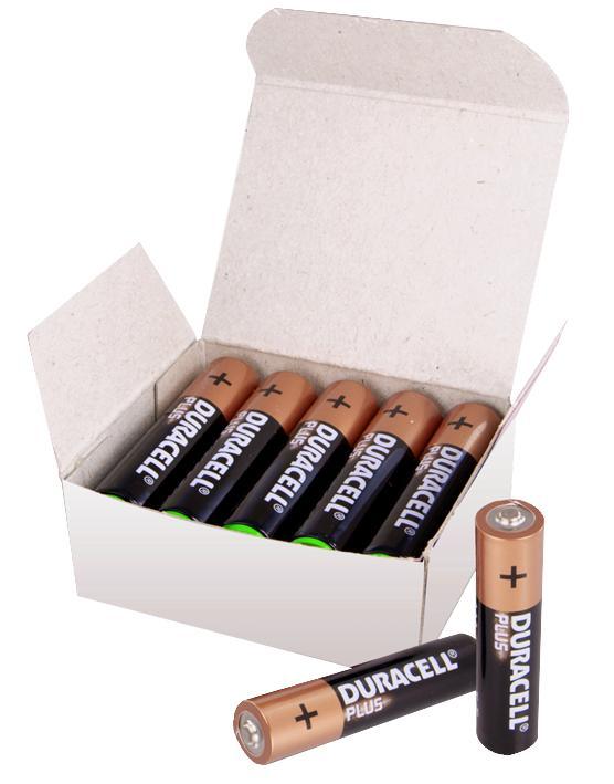 Duracell Plus AAA Batteries, 10 Pack