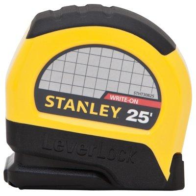 Stanley Leverlock Tape Measure, 25-Ft.