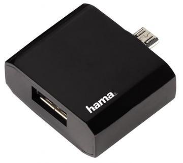 Hama USB Host Adapter for Tablet PCs with Micro USB Connection