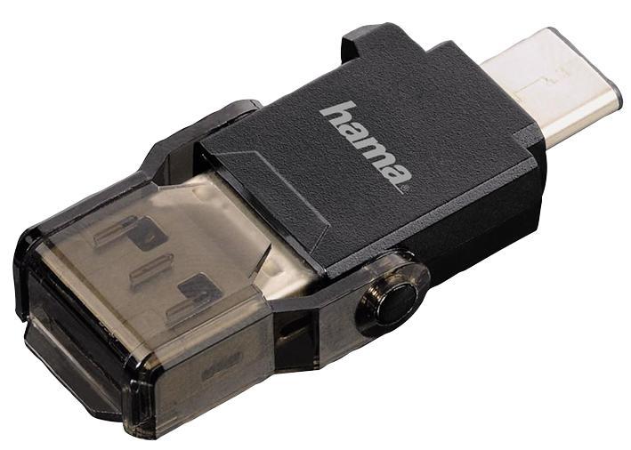 Hama USB 3.1 microSD Card Reader with USB 3.1 Type-C & USB 3.0 Type A