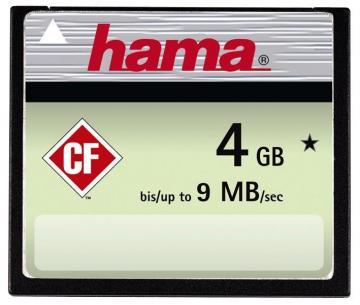Hama 4GB CompactFlash Memory Card - 9 MB/s